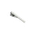 Large silver tie clip for mens suit